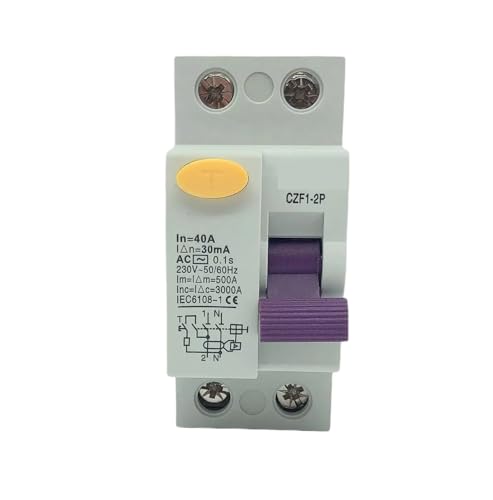 Disjoncteur différentiel 230V pour installation de tableau électrique individuel DIY