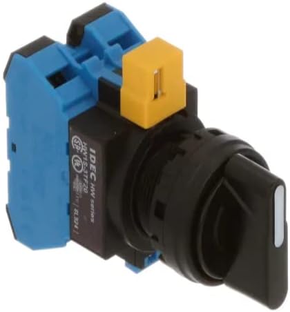 HW1S-3TF20 - Rotary Switch, 3 Position, 2 Pole, 45 ?, 10 A, 600 V, HW Series (Pack of 2) (HW1S-3TF20)