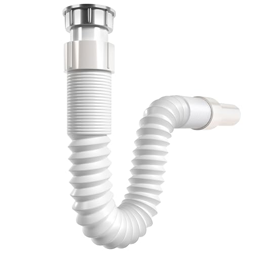 Poppstar Siphon flexible pour Lavabo de salle de bain 1