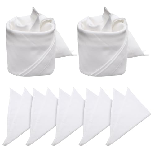 6 servilletas de algodón puro para mesa elegante miniatura 1