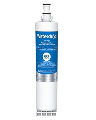 Waterdrop 4396508 Replacement for Everydrop® Filter 5, EDR5RXD1, Whirlpool® WF-NLC240V, 4396510, NLC240V, PNL240V, 4396508p, 4396547, 4392857, LC400V Refrigerator Water Filter, 1-Pack