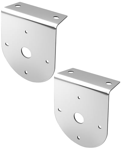2PCS Bus Light Mounting Bracket Fit for Freightliner Peterbilt Trucks and Buses Replace 81560 Stainless Steel Watermelon Light Bracket