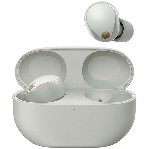 Image of SONY WF-1000XM5 The Best Noise Cancelling True Wireless Earbuds, Silver | with Alexa built in