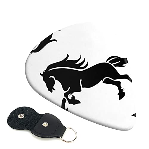 Running Horse Lot de 6 médiators pour guitare acoustique, guitare électrique, basse, ukulélé – fins, moyens et épais. - Les Beatles, Paul McCartney, John Lennon, RIngo Starr, George Harrison Running Horse Lot de 6 médiators pour guitare acoustique, guitare électrique, basse, ukulélé – fins, moyens et épais.