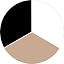 Khaki, White, Black