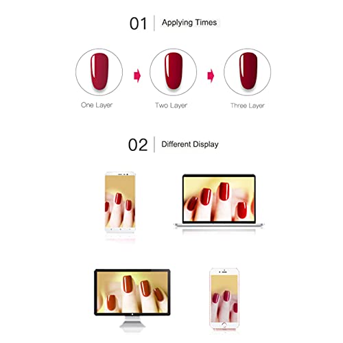 PENNY73 6 Colori Crack Gel Smalto per Unghie