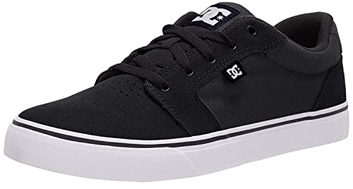 DC Shoes Men's Anvil Skate Shoe, 7 Black