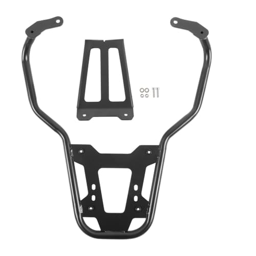 Porte-bagages arrière pour GTS300 2008-2022 | Support siège passager et plaque cadre noir