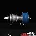 DM122 Mini Metal Turbofan Engine Model Kit That Works, 170+ Parts 1:20 Scale 4.41”H x 7”L x 3”W All-Metal Jet Engine Model with Transparent Cover, STEM Educational Assembly Kit, Desk Decoration Gift