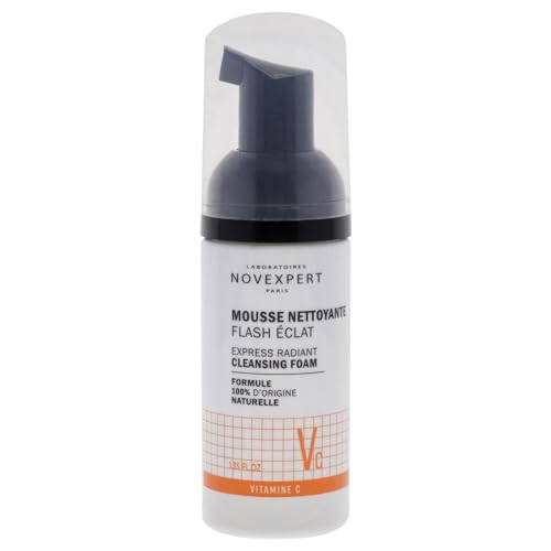 Novexpert mousse nettoyante flash éclat vitamine C 40ml