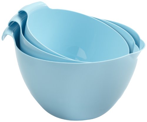 Juego 3 Tazones para Mezclar 1.5, 2 y 2.5 Qt Azul miniatura 1