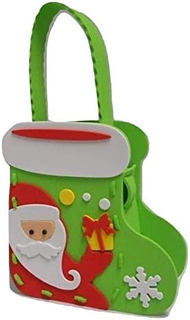 Amazon クリスマスバッグ工作キット クリスマスブーツ １０個売り 工作キット イベント 手作り 工作 メイキングトイ おもちゃ