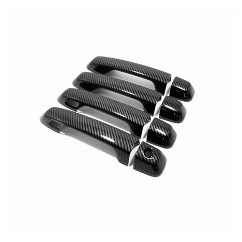 DCGATMWSV Compatible for Lexus GX GX460 2010 2011 2012 2013 2014 2015 2016 2017 Carbon Fiber Car Door Handle Cover Trim Styling Accessories(2 Sensor)