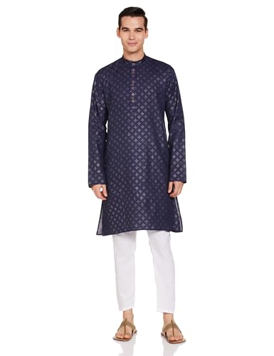 Image of Luxrio Kurta Set for Men Cotton Blend Kurta with Pyjama Set Ethnic Set