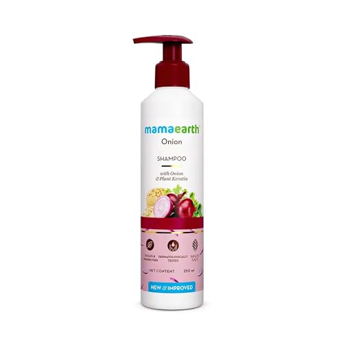 MAMAEARTH Onion Shampoo With Onion & Plant Keratin 8.45 fl oz (250ml)