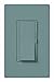 Lutron Diva Dimmer Switch for Incandescent Bulbs, 600-Watt/Single-Pole, DV-600P-GR, Gray