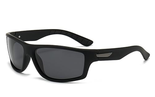 Gafas de sol polarizadas para hombre y mujer protección UV400. Tendencia en moda y deportes aire libre. (NEGRO)