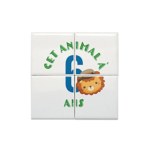 Carreaux céramique 20 x 20 cm pour embellir une fête safari et éviter le papier