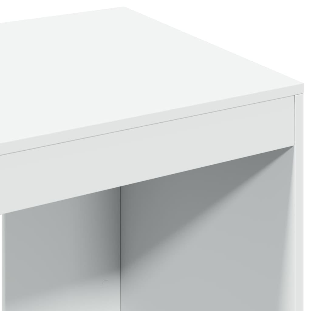 Scrivanie Per Cameretta Scrivania Gaming Tavolo Consolle Scrivania Da Gaming Scrivania Ufficio Bianca 103,5x56,5x94 cm in Legno Multistrato per Soggiorno Studio Sala Studio Camera Da Letto