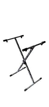 DOLPHIN Heavy-Duty, SINGLE-X, Adjustable Piano Keyboard Stand with Lock (DP10)