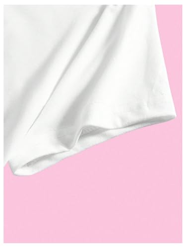 SOLY HUX Girl's Cute Graphic Tee Y2k Short Sleeve Crop Top Crew Neck Vacation T Shirt Streetwear4