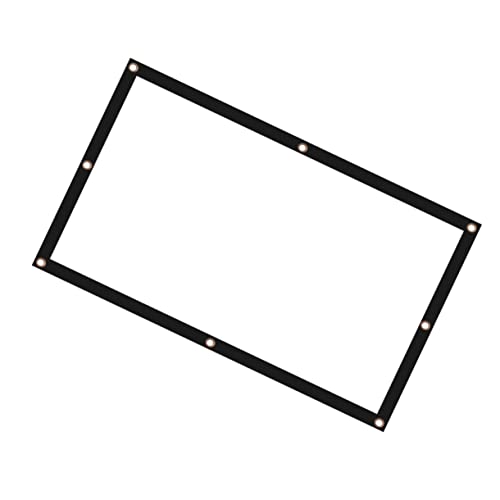 Écran de projection portable blanc Uonlytech format 16:9 pour projecteur salon - 7