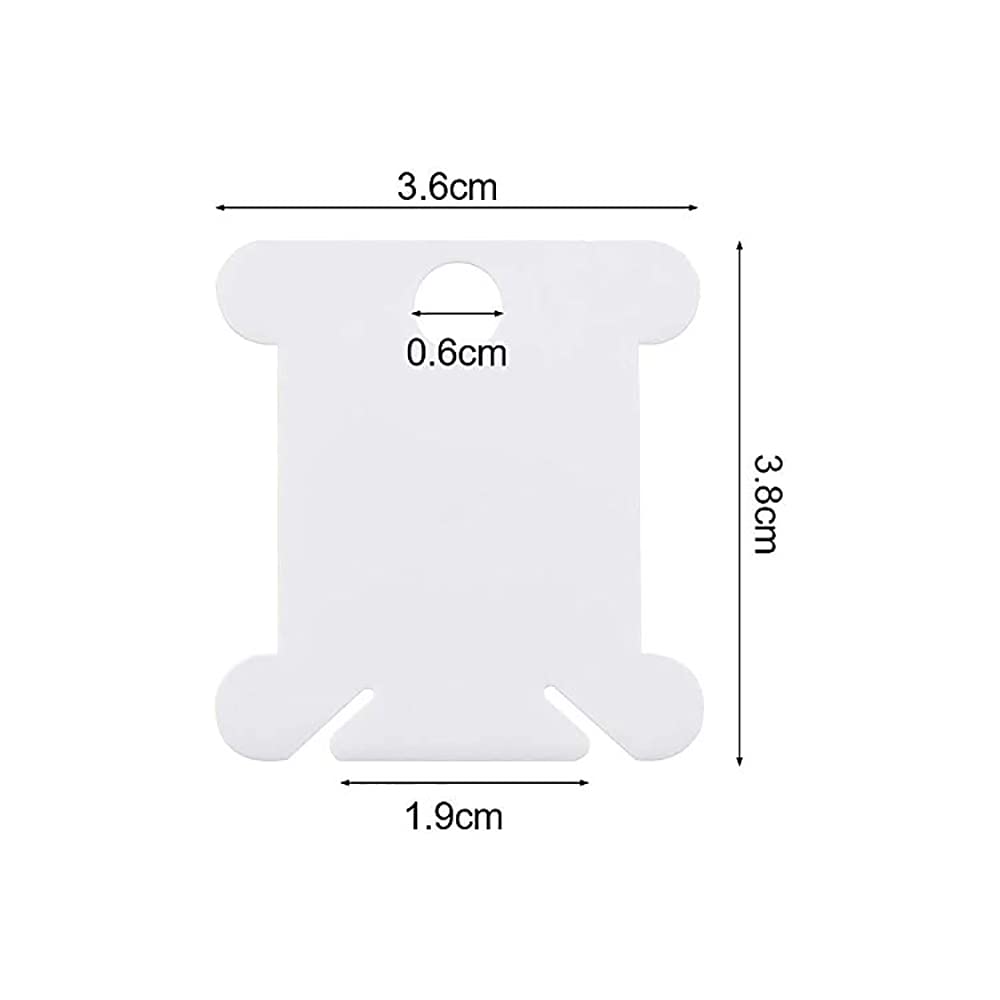 Lot De 128 Bobines De Fil à Broder En Plastique Pour Bracelets D