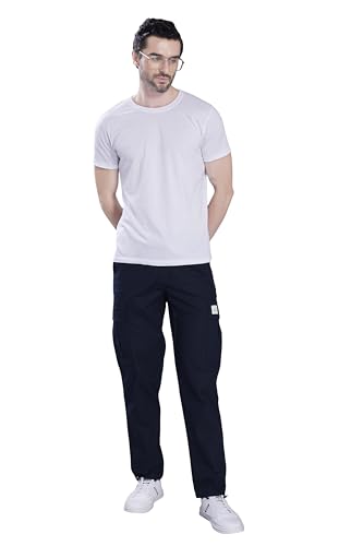 Image of DIVISIVE Men's Loose Fit Linen Blend Cotton Cargo Pants