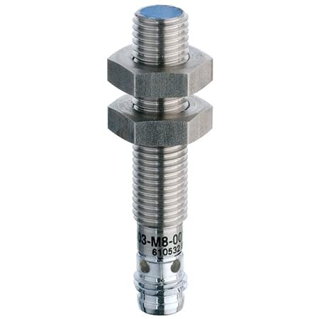 CONTRINEX DW-AS-603-M8-001 Normally Open, PNP, Shielded, Flush MOUNTING, 3-Wire, 8 MM Threaded Barrel, INDUCTIVE Sensor, (320-520036), 1.5 MM Range, M8 3 PIN Connector