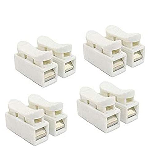 FULARR 60-Pack CH3 Spring Wire Connectors – Quick Splice Terminal Block, No Screw, No Solder, For LED Strips & Electrical Cables