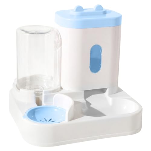 Alimentador y bebedero automático para gatos, dispensador automático de alimentos para mascotas y dispensador de agua, cuenco de alimentación automática de alimentos secos para perros, comedero