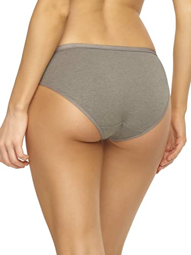 Felina Organic Cotton Bikini Underwear for Women - Bikini Panties for Women, Seamless Panties for Women (6-Pack) (Fields of Joy, X-Small)3