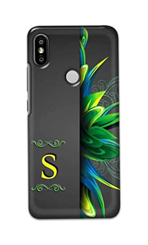 Image of Name II Initial II Letter Alphabet S Hard Back Case Cover for Redmi Y2 / Redmi S2 Back Cover -(J5) VNS2222