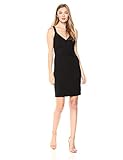 Herzausschnitt Armani Exchange AX Damen Bodycon Dress Kleid, schwarz, Groß