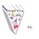 BeenSmile, Peppa Wutz Geburtstagsgirlande, Geburtstag Dekoration für Kinder, Kinderpartys, Geburtstage und Feiern, Partyartikel, 1 Partygirlande