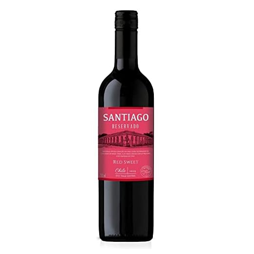 Santiago Vinho Tinto Chileno Reservado Sweet Red 750 Ml