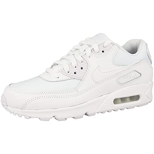 NIKE Men’s Air Max 90 Essential Sneakers, Blanco (White/White-White-White 111), 7 UK4