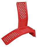 Heavy Duty Low Profile Car Ramps 8" Lift (2 Pack) - 8000LB Capacity Solid Steel Auto Ramps for Trucks, SUVs - Ideal for Oil Changes, Tire Rotation & Maintenance - 4000LB Per Ramp, Red