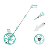 Portable Handheld Ball Field Chalker With Wheels Semi-Automatic Single Use Baseball Chalk Liner For Stadiums, Parking Lots, Site Construction, Lime Marking Kits For Garden Field Plowing