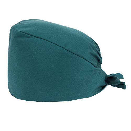MISEMIYA - Gorro quirúrgico Gorro Sanitarios Ajustable - Tira Absorbente de Sudor en la Frente - Ref.9001 - Verde, Pack* 1 Pc