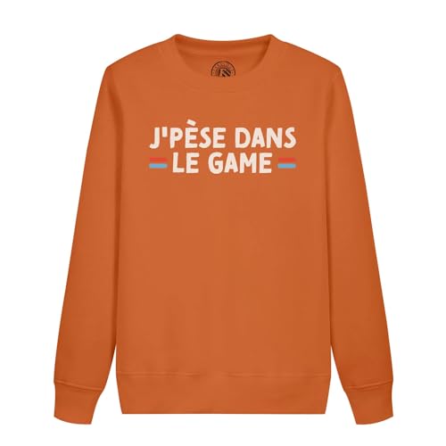 Sweatshirt enfant j'pèse dans le game humour rap jeux-vidéo ado