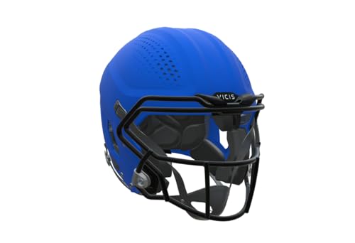 League Outfitters Zero2 Adult Football Helmet with Facemask, Matte Royal Blue - XL