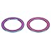 Pilipane 2Pcs Extended Bikes Pedal Washers, Bikes Pedal Gasket tita nium Alloy Watertight Rustproof Less Friction Remove Noise for Mountain Bikes Road Bike(炫彩)