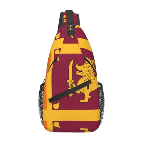 Mochila Unisex con diseño de bandera de Sri Lanka