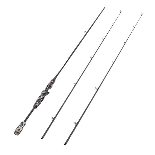Entsport E Series - Camo Legend 2-Piece 7-Feet Casting Rod 24 Ton Carbon Fiber Baitcasting with 2 Tips - Medium and Medium Heavy Portable Bass Fishing Rod Baitcaster