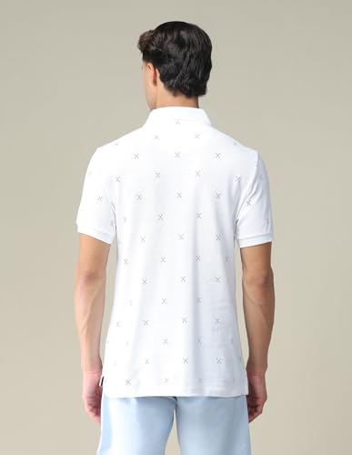 Image of U.S. Polo ASSN. Solid Slim Fit Polo T Shirts for Men - 100% Cotton, Half Sleeves Mens Tshirt