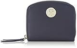Tommy Hilfiger Cartera TH Chic Med, Accesorio de Viaje-Billetera Plegable para Mujer, Azul Espacial, Talla única