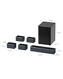 ULTIMEA 7.1 Sound Bar with Dolby Atmos, 500W Home Theater Surround System, 4 Wired Surround Speakers, Surround Sound System for TV with Wireless Subwoofer, Poseidon D80 Boom - Image 7