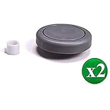 2Pk Rear Wheel with Bushing Replacement Part For Panasonic MC-V9658 Canister Vacuum Cleaner # compare to part AC01CAKSZV06