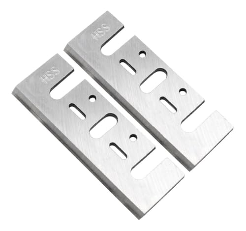 Kit Lâmina Faca Para Plaina Elétrica 82mm Makita Sh Profield Bosch 2 Peças